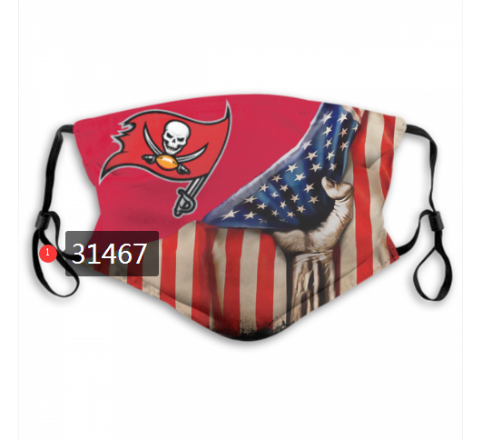 NFL 2020 Tampa Bay Buccaneers 119 Dust mask with filter->nfl dust mask->Sports Accessory